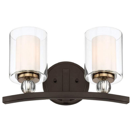 Minka-Lavery Studio 5 2-Light Painted Bronze Bath Bar