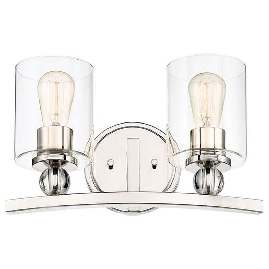 Minka-Lavery Studio 5 2-Light Polished Nickel Bath Bar