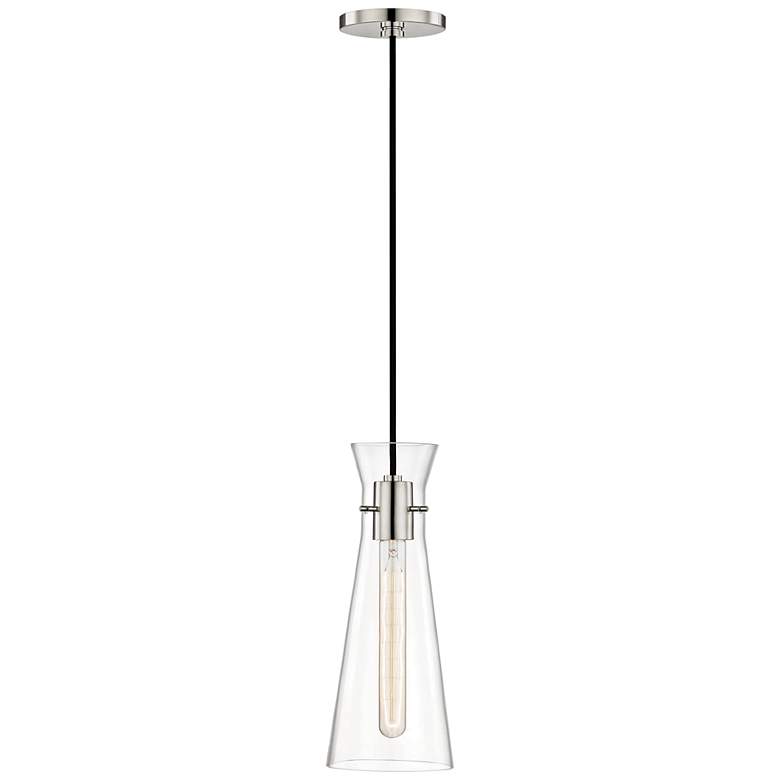 Mitzi Anya 5 1/2" Wide Polished Nickel Mini Pendant
