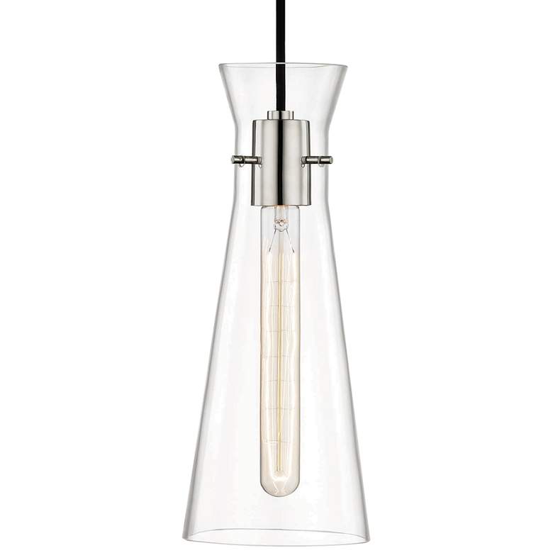 Mitzi Anya 5 1/2" Wide Polished Nickel Mini Pendant