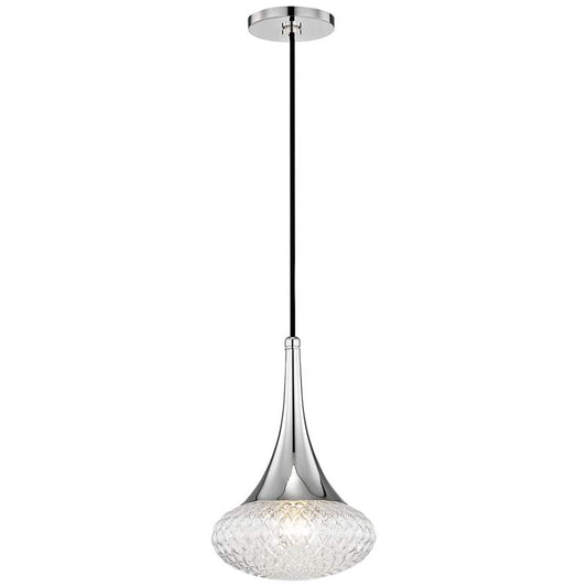 Mitzi Bella 8 1/2" Wide Polished Nickel Mini Pendant
