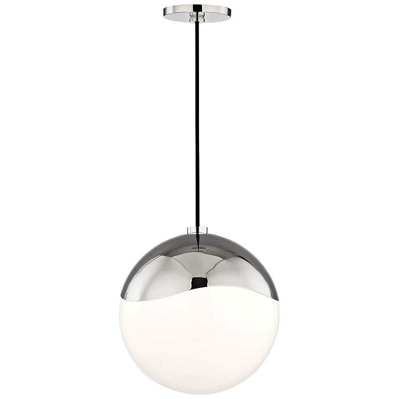Mitzi Ella 10 1/2" Wide Polished Nickel Mini Pendant