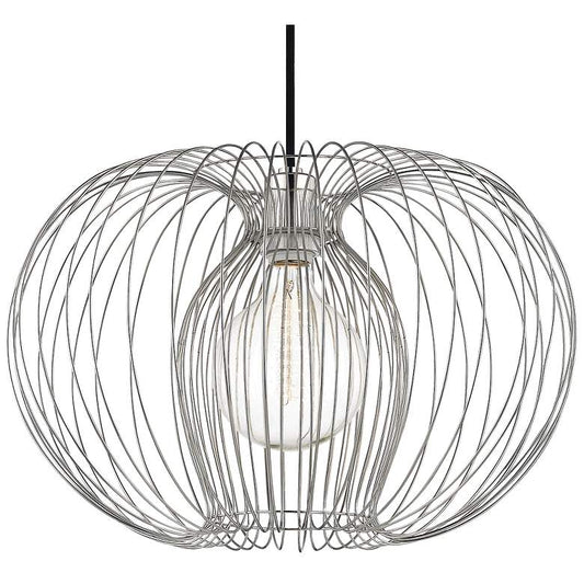 Mitzi Jasmine 17" Wide Polished Nickel Pendant Light