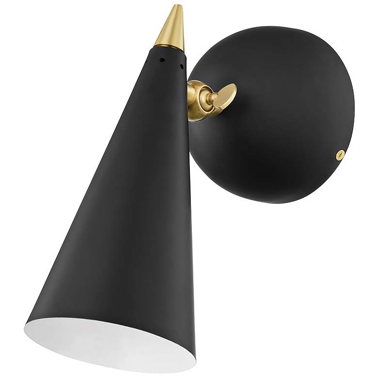 Mitzi Moxie 9" High Black LED Wall Sconce