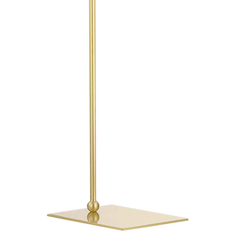 Mitzi Nettie Aged Brass Metal Floor Lamp