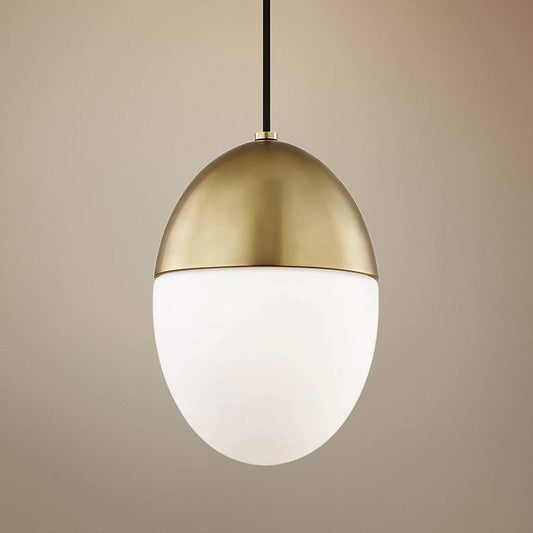 Mitzi Orion 7 1/2" Wide Aged Brass Mini Pendant
