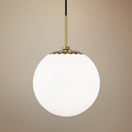 Mitzi Paige 11 1/2" Wide Aged Brass Mini Pendant