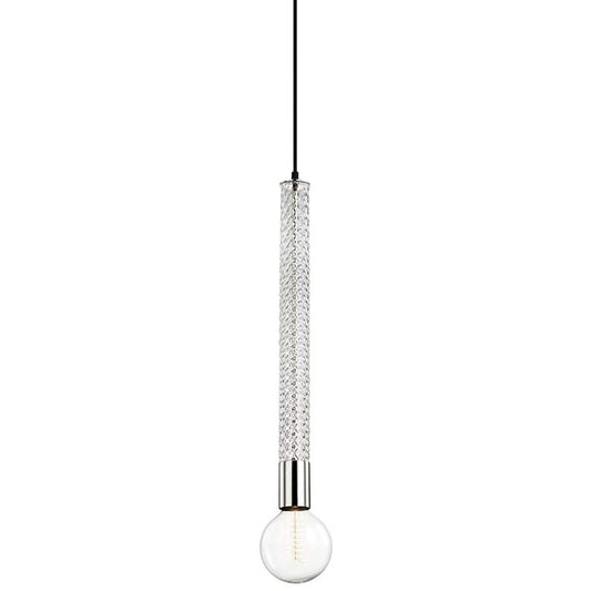 Mitzi Pippin 5" Wide Polished Nickel Mini Pendant