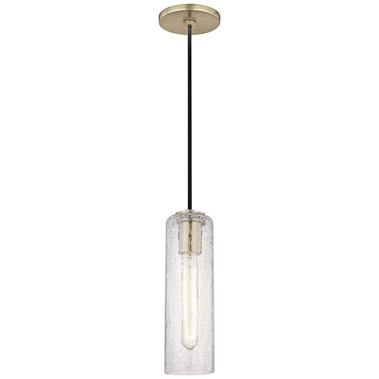 Mitzi Skye 3 1/2" Wide Aged Brass Mini Pendant