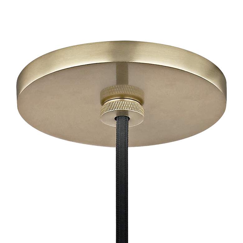 Mitzi Skye 3 1/2" Wide Aged Brass Mini Pendant