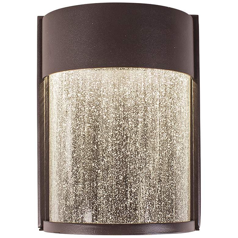 Modern Forms Rain 8" High Bronze LED Outdoor Wall Light