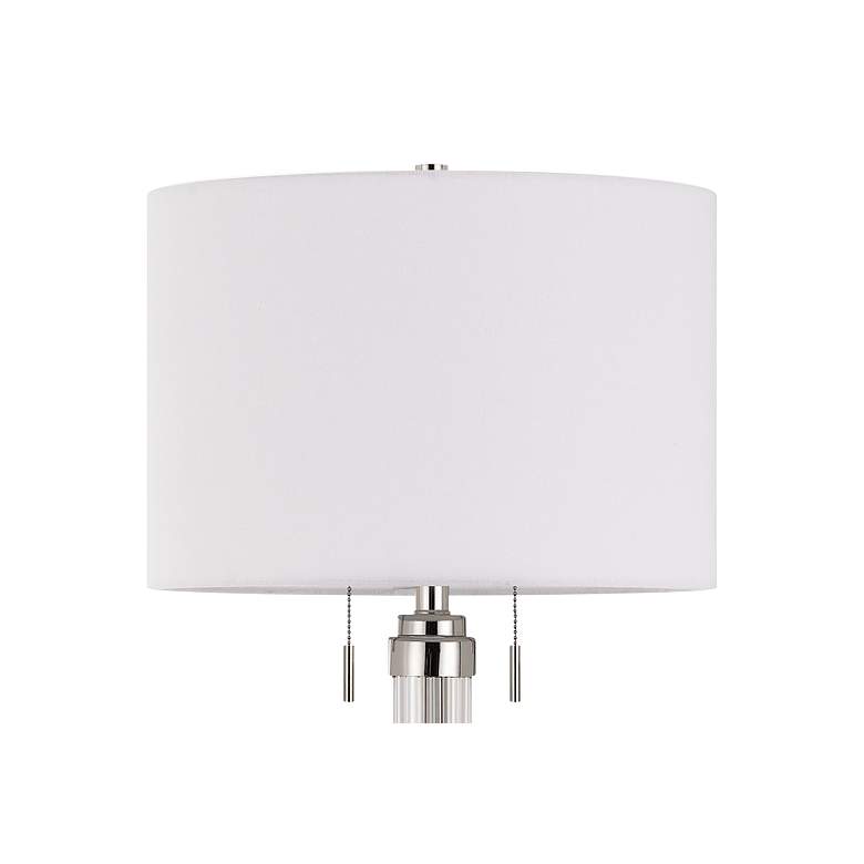 Montilla Brushed Steel Metal Tube Floor Lamp