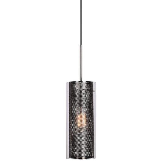 Multis 5" Wide Black Chrome Mini Pendant