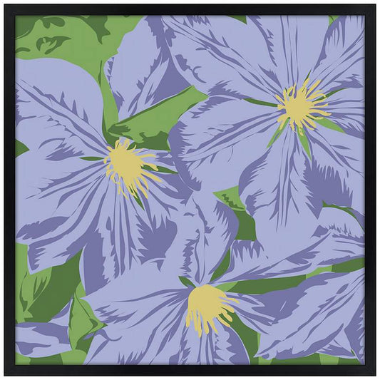 Purple Petals Wall Art