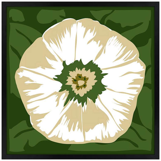 White Flower Wall Art