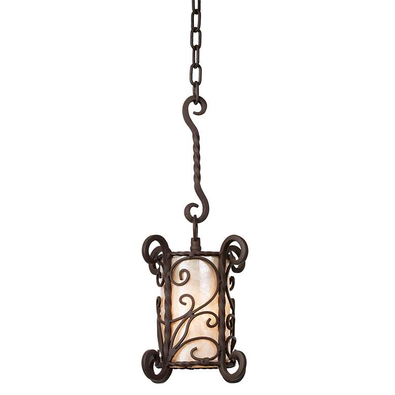 Mica Collection 7" Wide Mini Pendant Chandelier