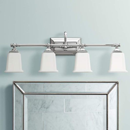 Nicholas Collection Polished Chrome 30 1/2" Wide Bath Light
