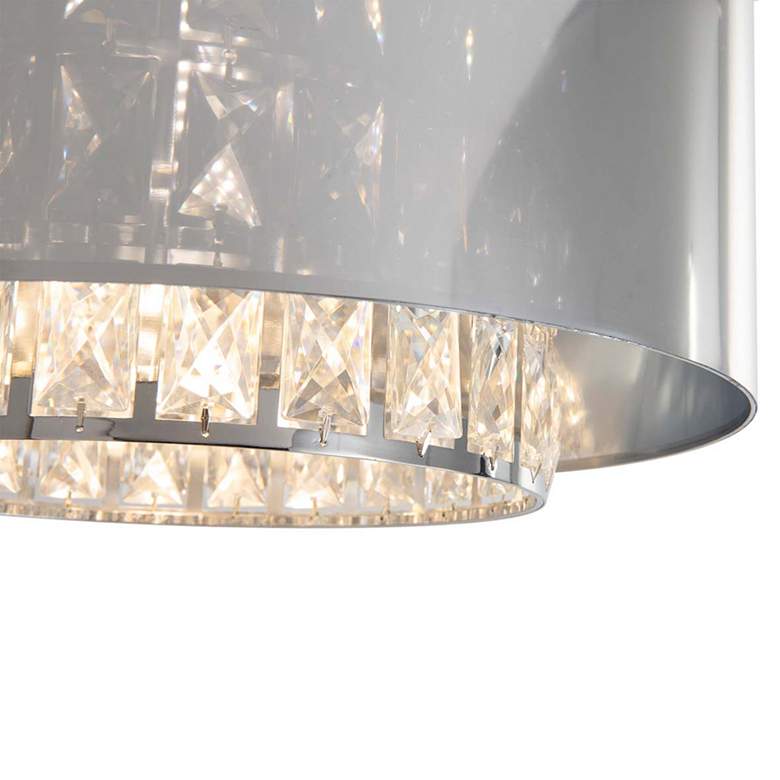 Nova Marilyn Polished Chrome Arc Floor Lamp