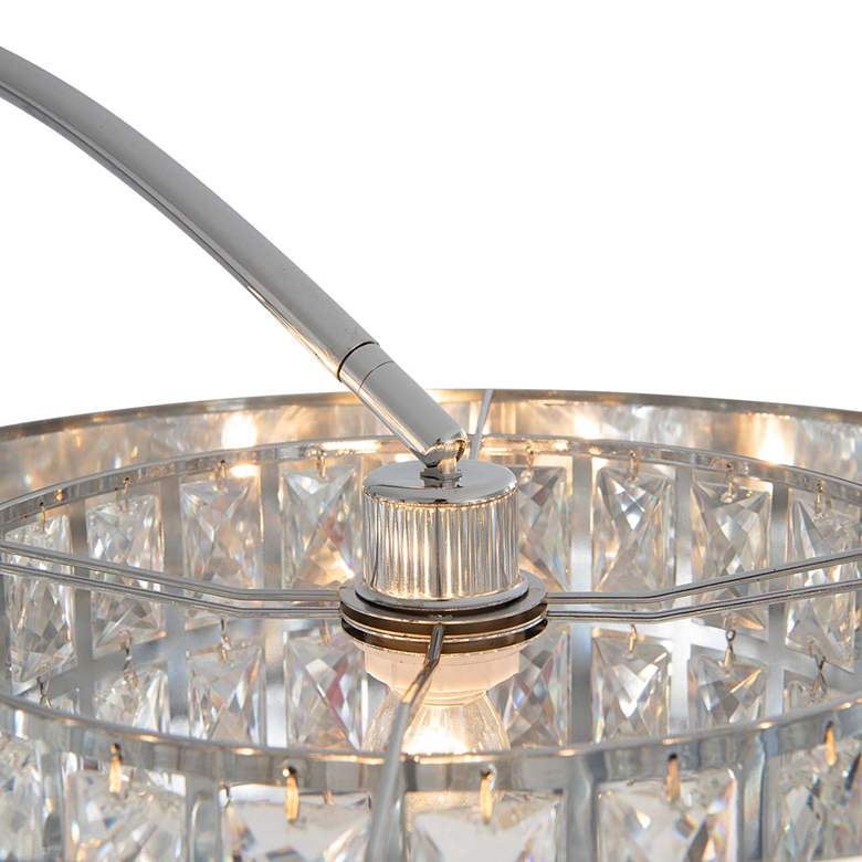 Nova Marilyn Polished Chrome Arc Floor Lamp