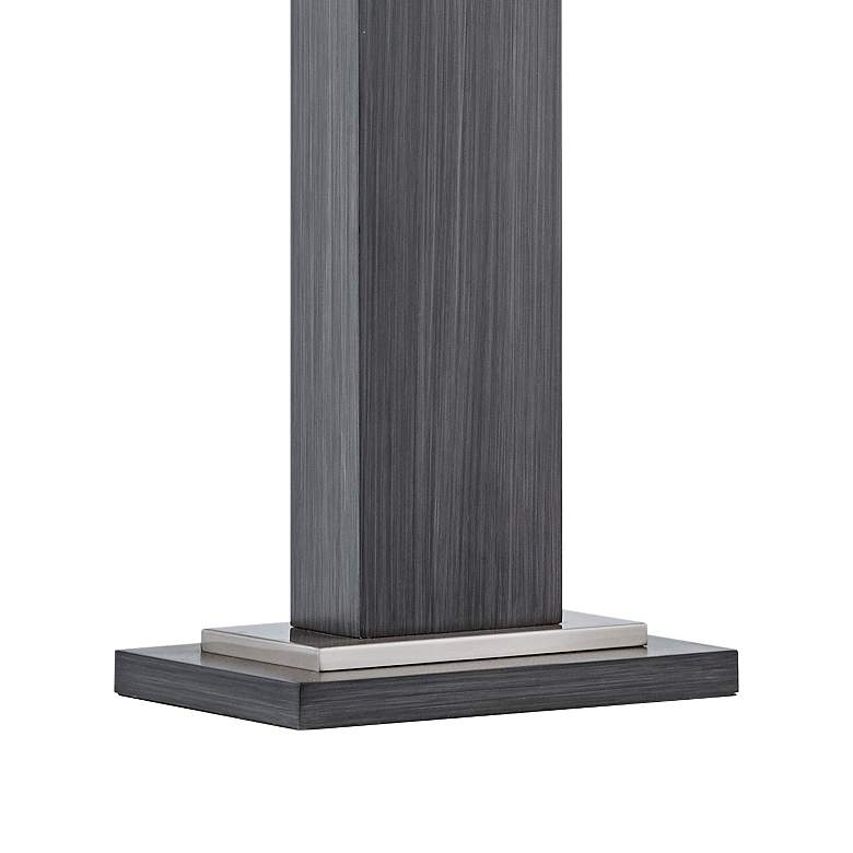 Nova Parallux Charcoal Gray Floor Lamp