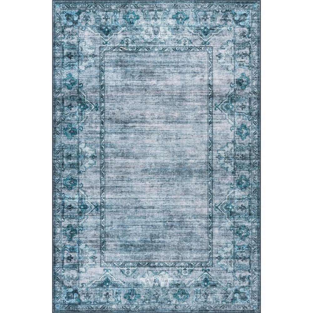 Eveline Distressed Persian Machine Washable Area Rug