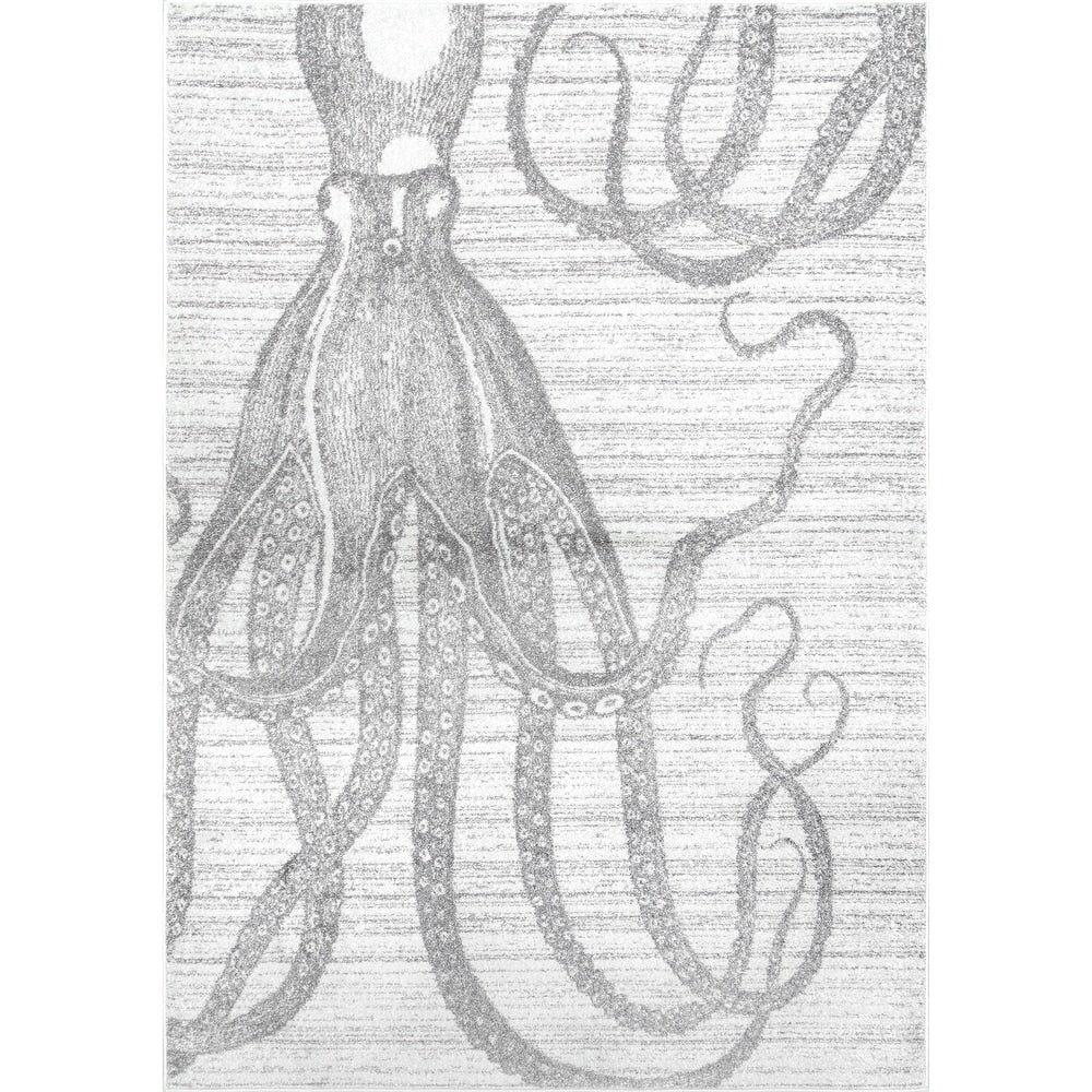 Octopus Faded Stripes Soft Area Rug