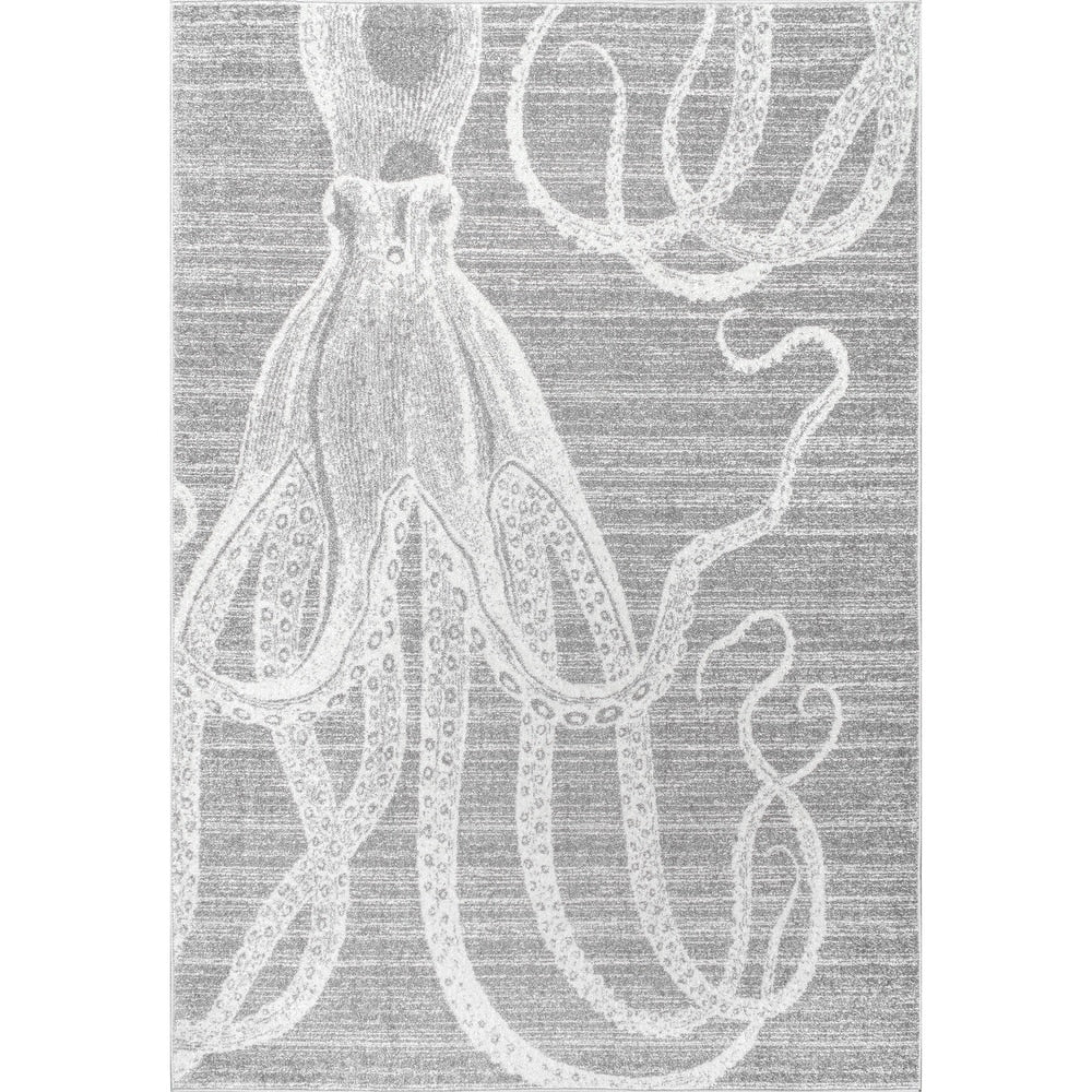 Octopus Faded Stripes Soft Area Rug