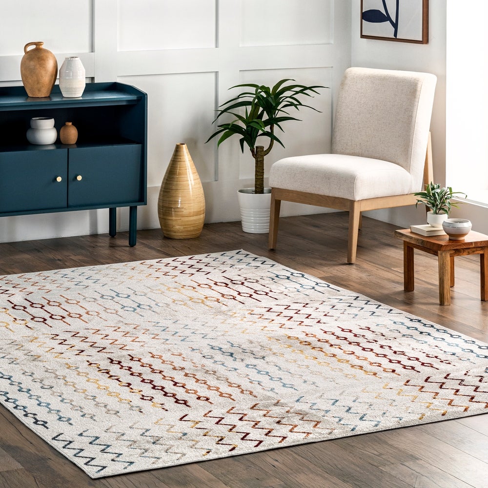 Roma Machine Washable Tribal Area Rug