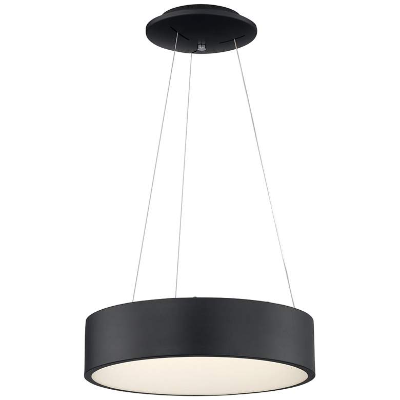 Orbit 17 3/4" Wide Black LED Pendant Light