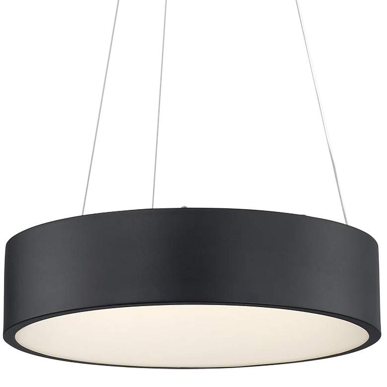 Orbit 17 3/4" Wide Black LED Pendant Light