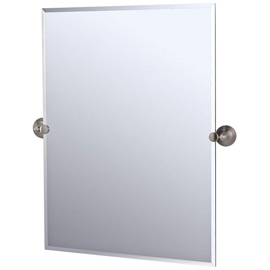 Gatco Charlotte Satin Nickel Rectangular High Wall Mirror