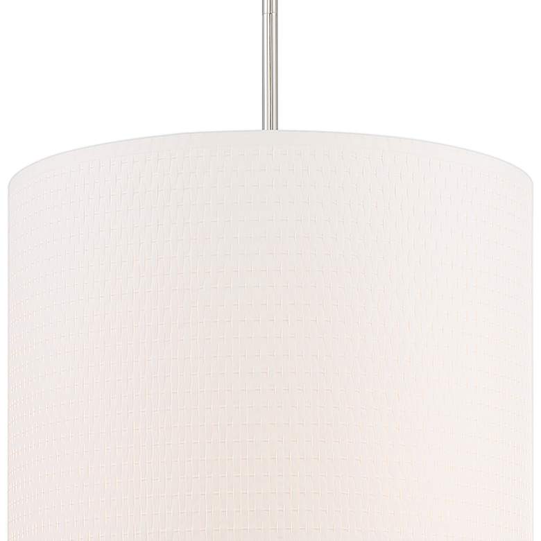 Palmetto 14 1/2" Wide Polished Nickel 4-Light Pendant Light