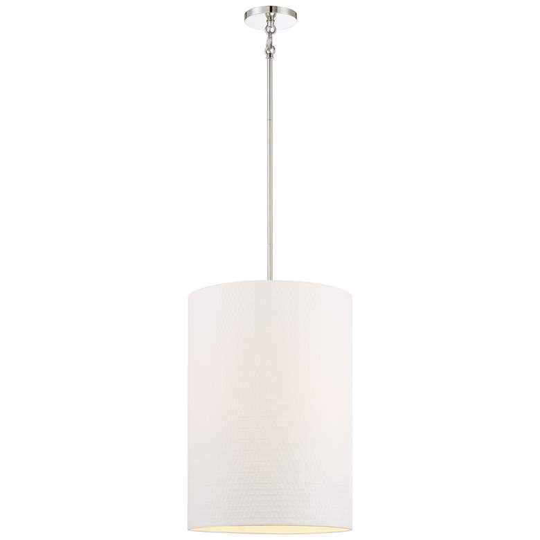 Palmetto 14 1/2" Wide Polished Nickel 4-Light Pendant Light