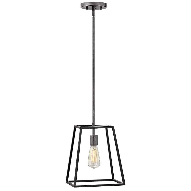 Pendant Fulton-Large Open Frame Pendant-Aged Zinc