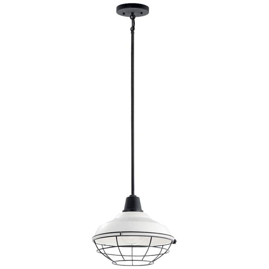 Pier 12" Convertible Pendant White