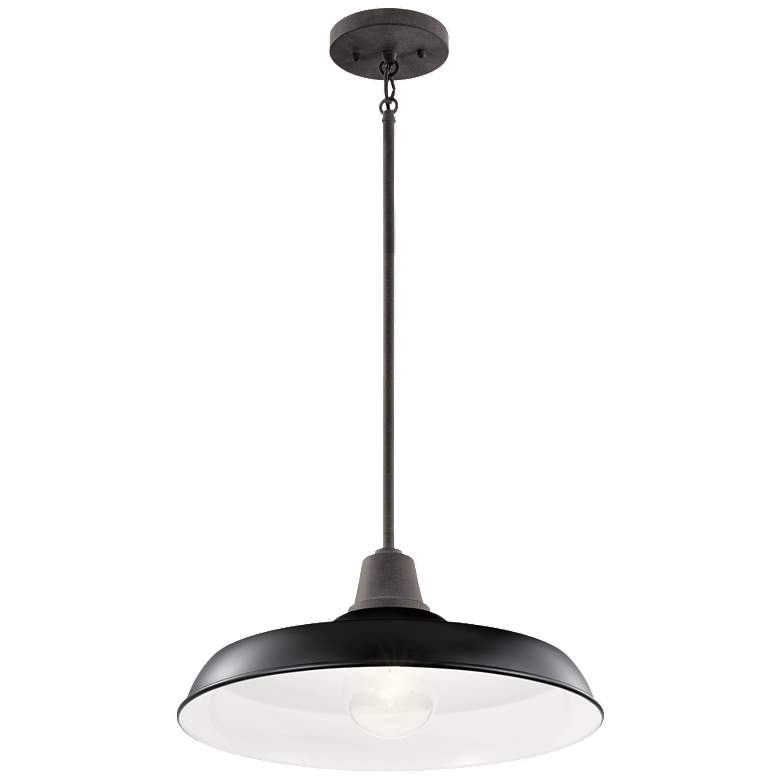 Pier 16" Convertible Pendant Black