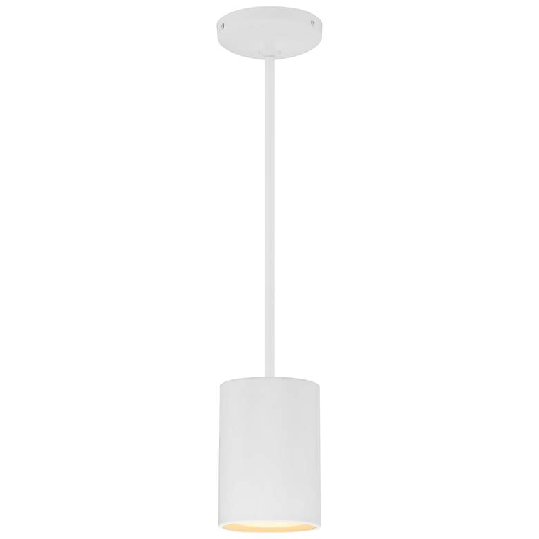 Pilson - E26 LED 7" Rod Pendant - Matte White Finish