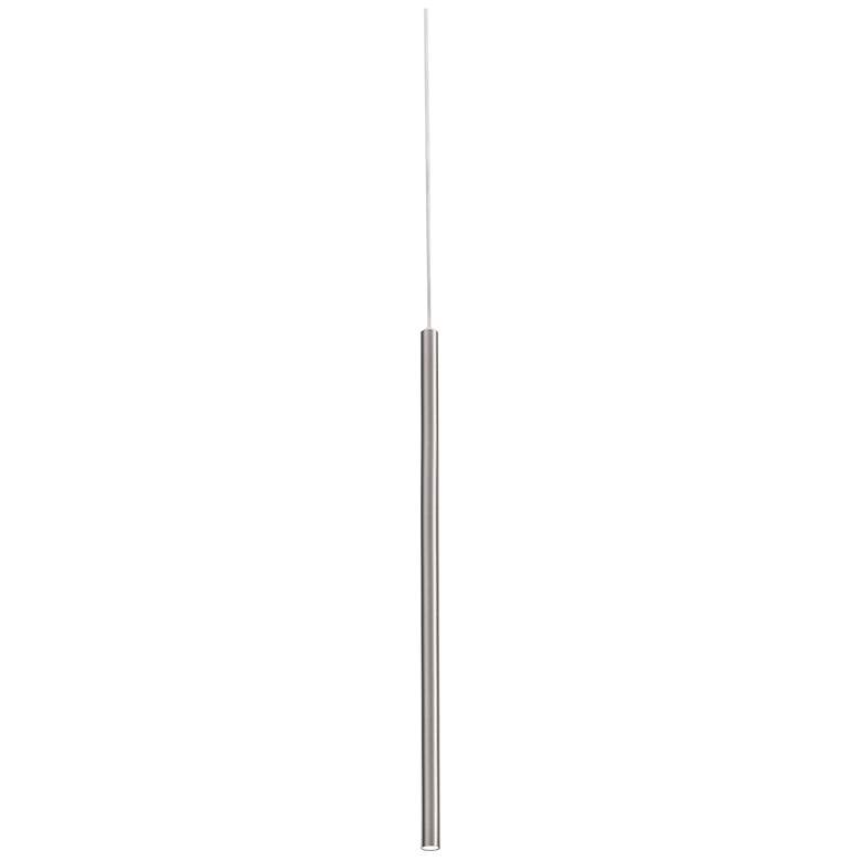 Point - LED 1-Point Pendant - Satin Nickel Finish