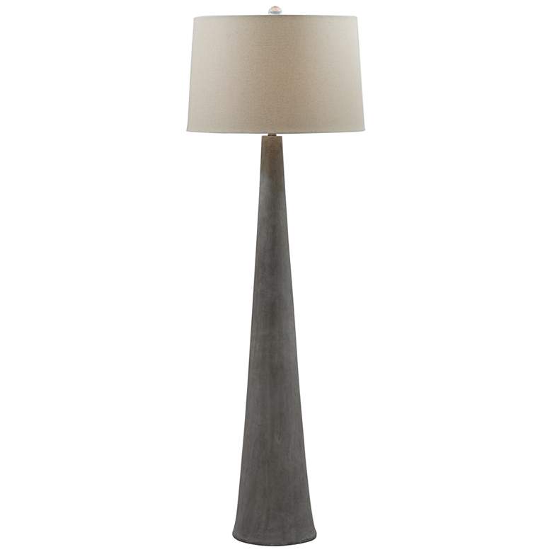 Port 68 Draper Graystone Cone Floor Lamp
