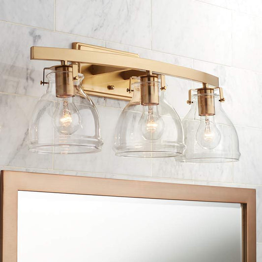 Bellis 23 1/2" W Plated Bath Light