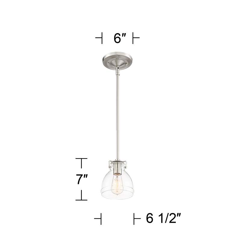 Possini Euro Bellis 6 1/2" Wide Soft Gold Mini Pendant Light