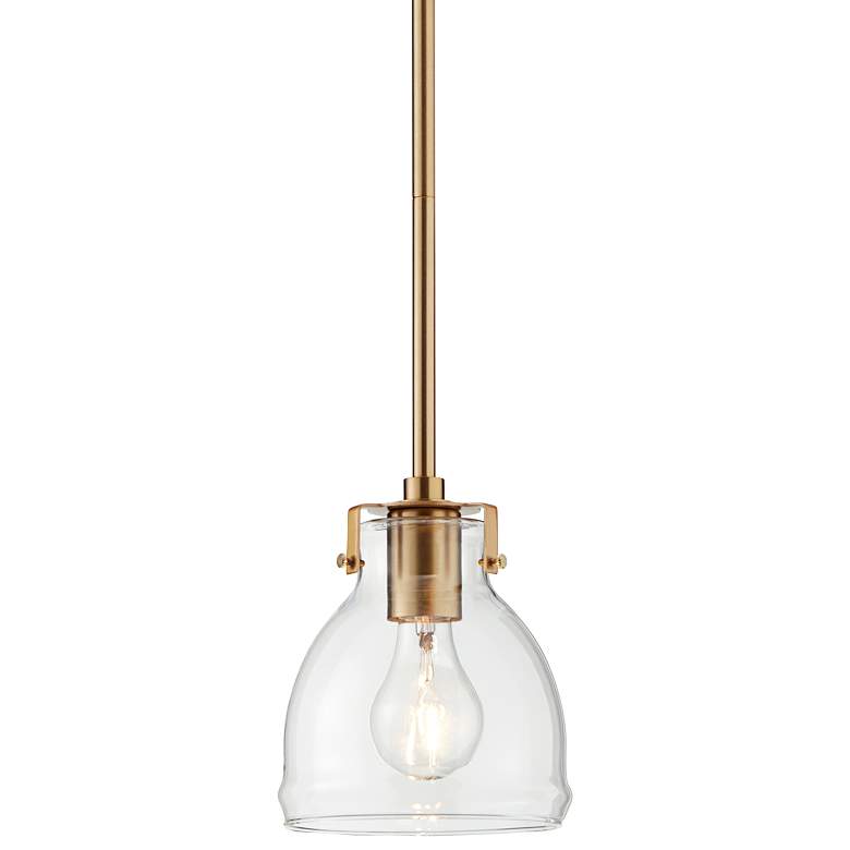 Possini Euro Bellis 6 1/2" Wide Soft Gold Mini Pendant Light