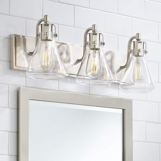 Cindy 24" Wide Bronze 3-Light Bath Light