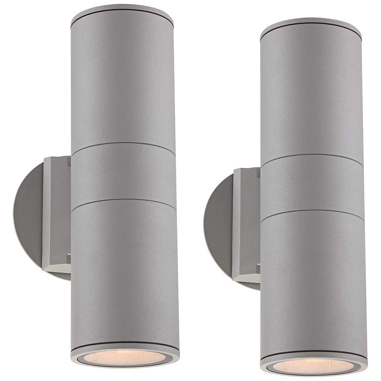 Possini Euro Ellis 11 3/4"H Outdoor Wall Light Set of 2