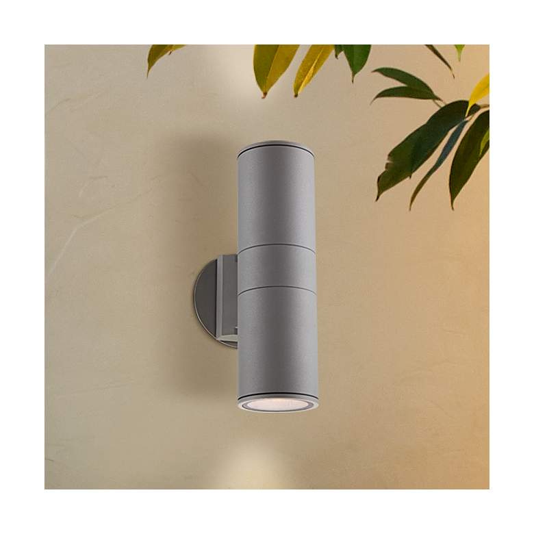 Possini Euro Ellis 11 3/4"H Outdoor Wall Light Set of 2