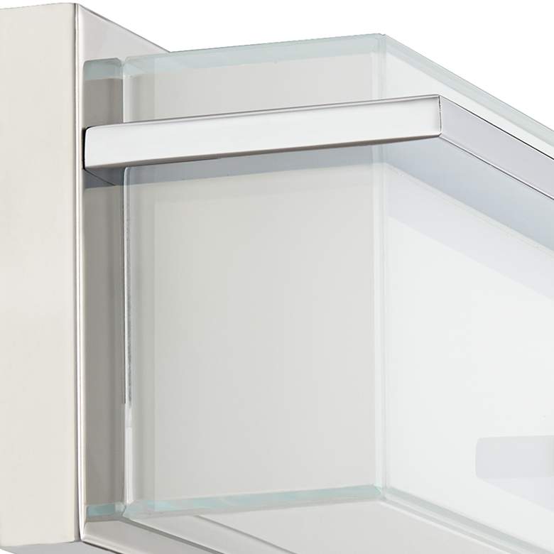 Possini Euro Jada 26 1/4" Wide Chrome LED Bathroom Light