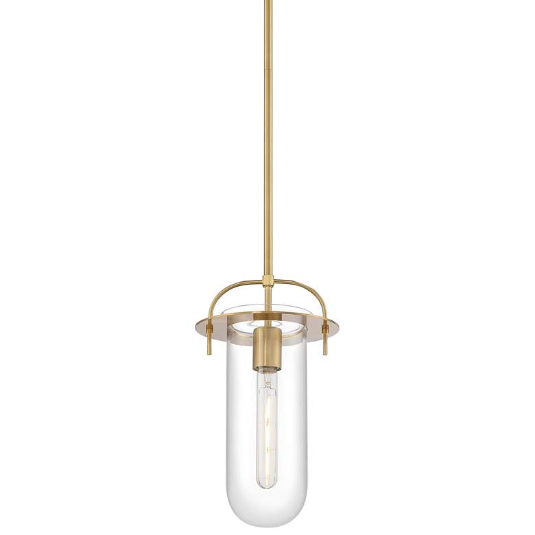 Possini Euro Savona 8" Wide Tube Mini Pendant