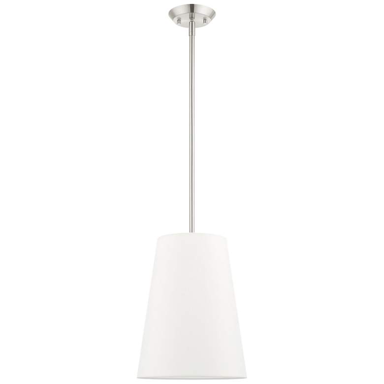 Prato 11" Wide Brushed Nickel Mini Pendant Light