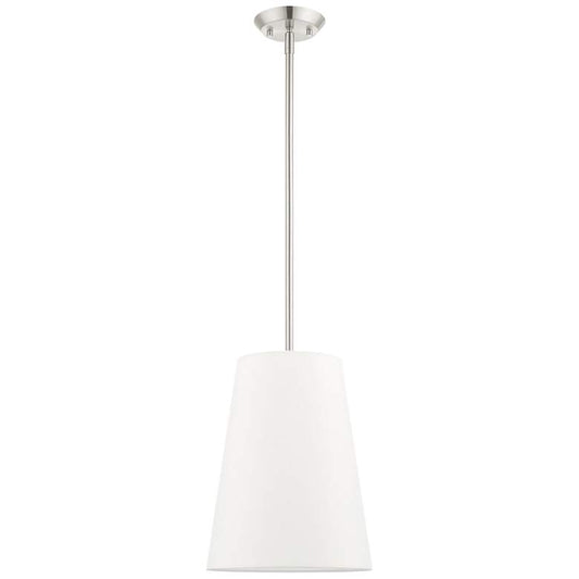 Prato 11" Wide Brushed Nickel Mini Pendant Light