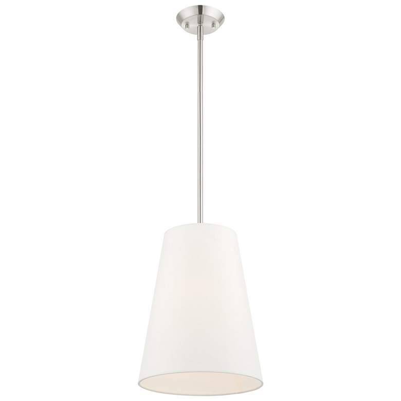 Prato 11" Wide Brushed Nickel Mini Pendant Light